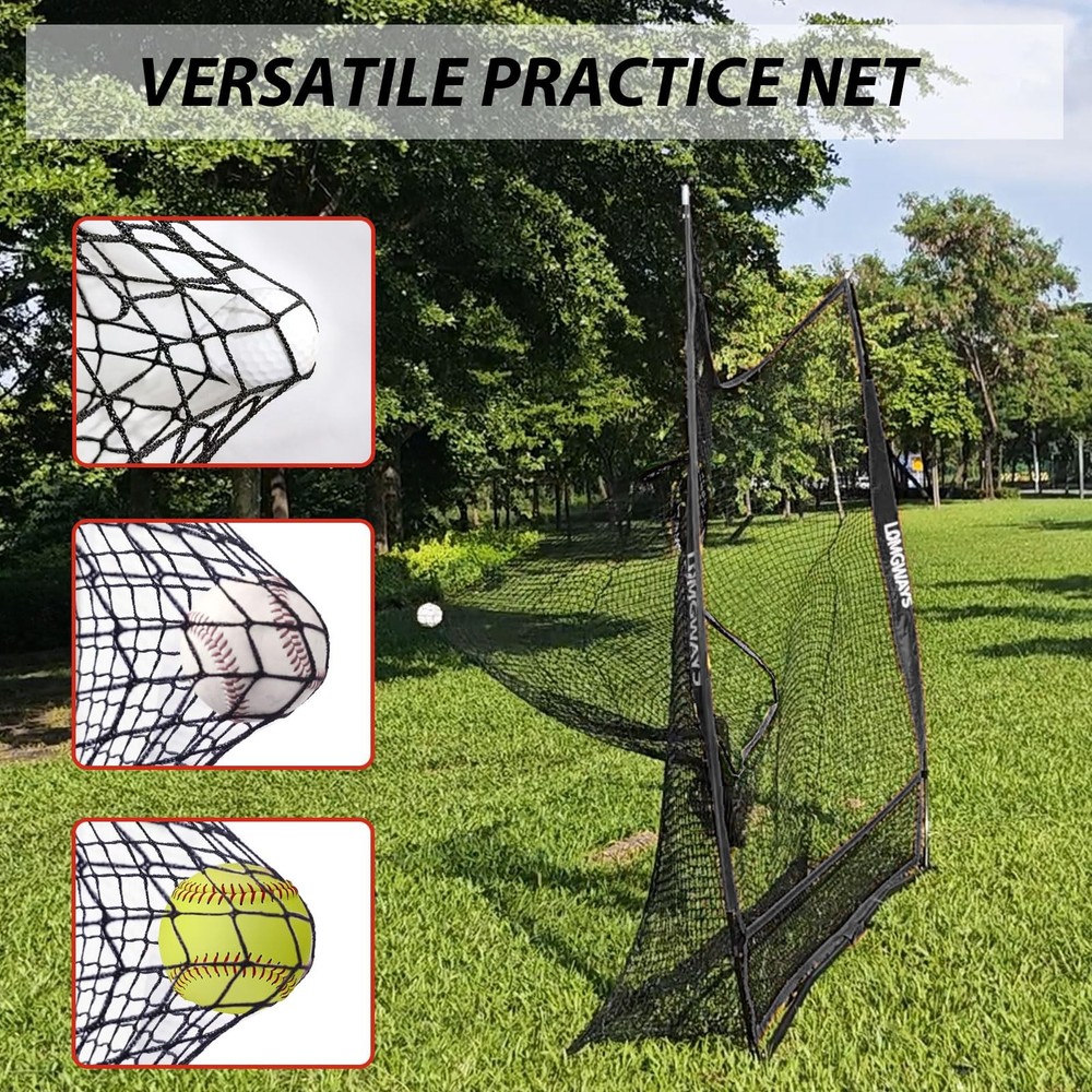 Best 77FT Golf/Baseball/Softball Practice Net for Batting Hitting, Pitching