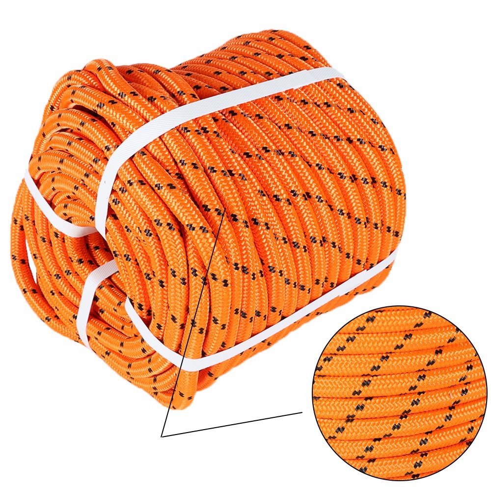 150ft Double Braid Polyester Rope Rigging Rope 1/2in Breaking Strength