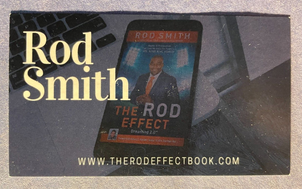 ROD SMITH BUSINESS CARD - BRONCOS