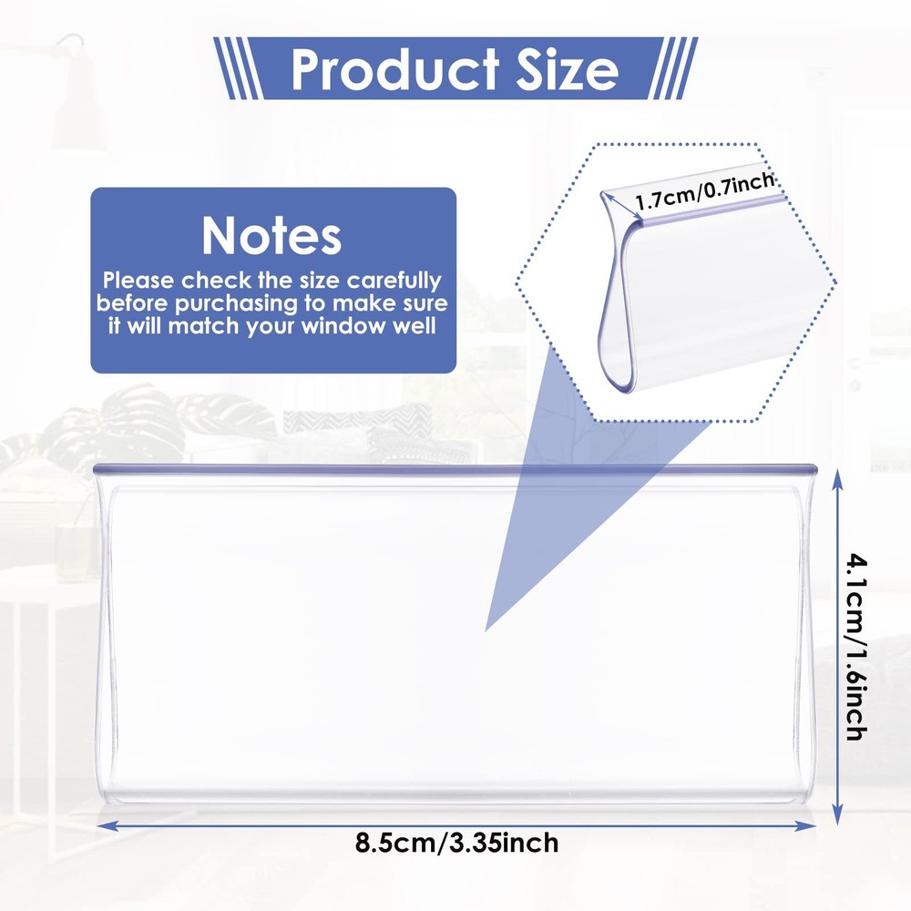 2 Pieces Roller Shade Pulls Window Shade Pulls Window Blinds Cordless Roller