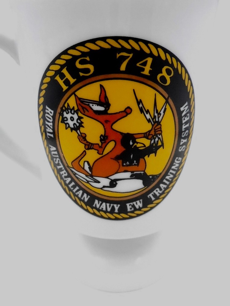 Australian Navy Training System Coffee Cup Mug HS 748
