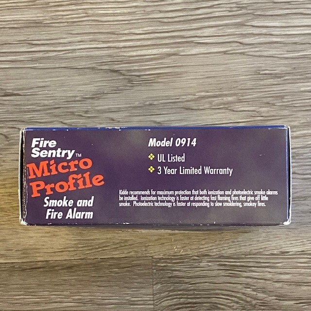Fire Sentry Micro Profile Smoke & Fire Alarm Model #0914 New