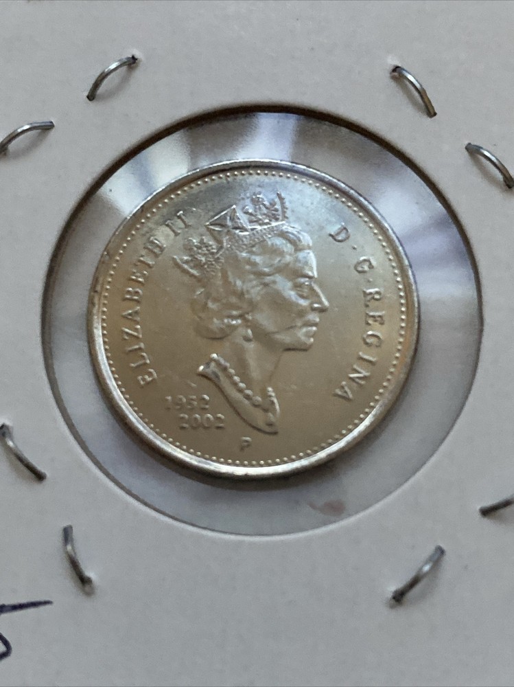 2002 Canada 25 Cent Coin