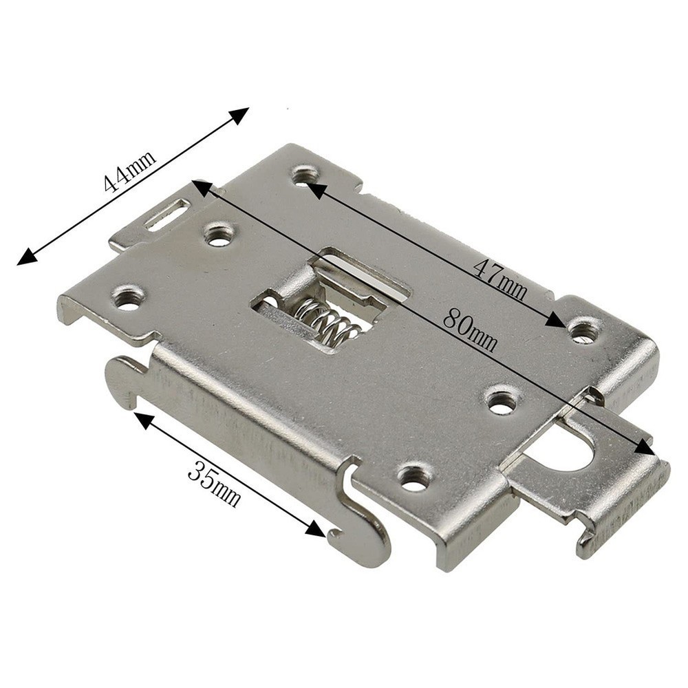 For 35 mm DIN Rail Fixed Clamp Mounting Bracket for Semiconductor Relays