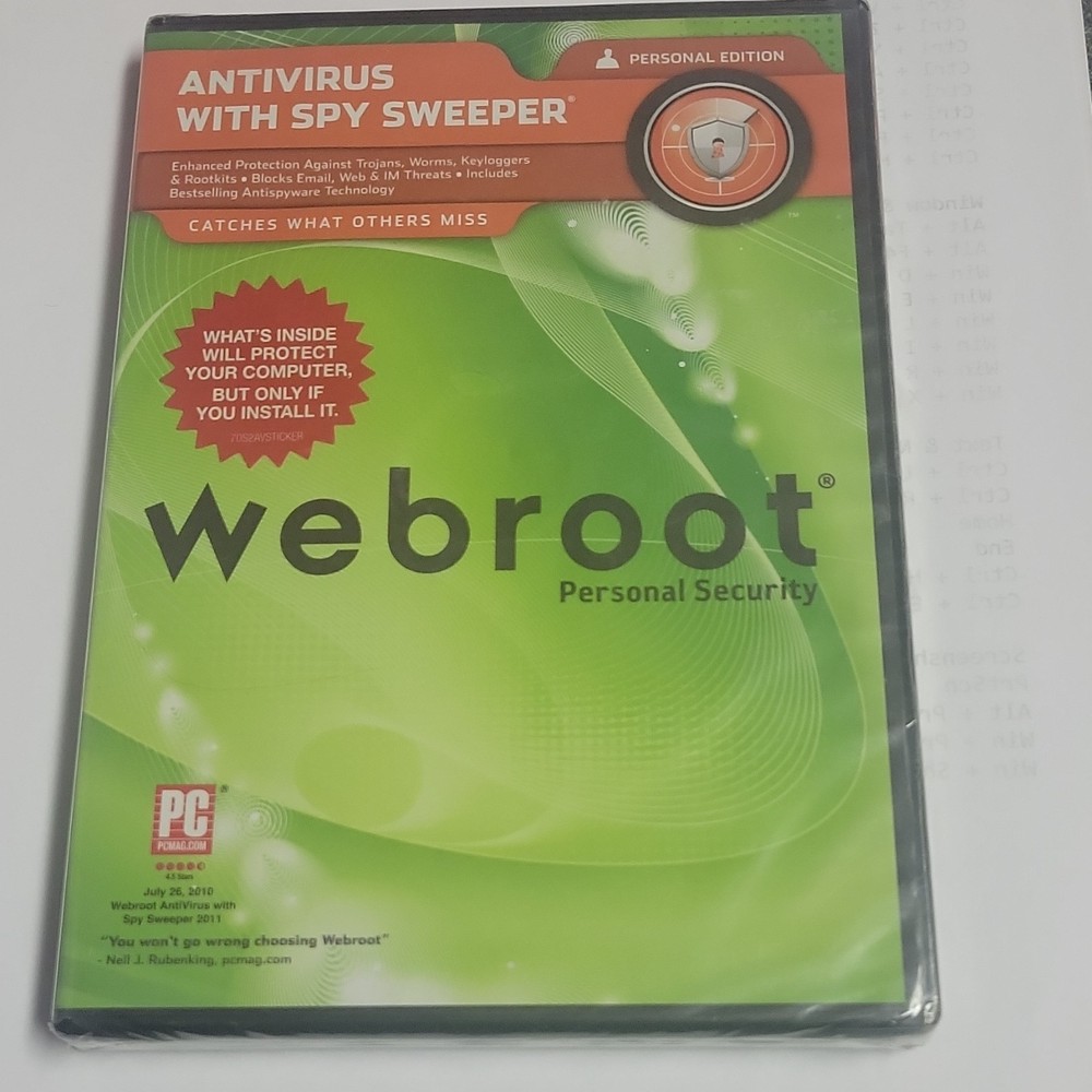 Spy Sweeper {2003-2005 Webroot Software Inc., Windows '98.2000, XP, Me