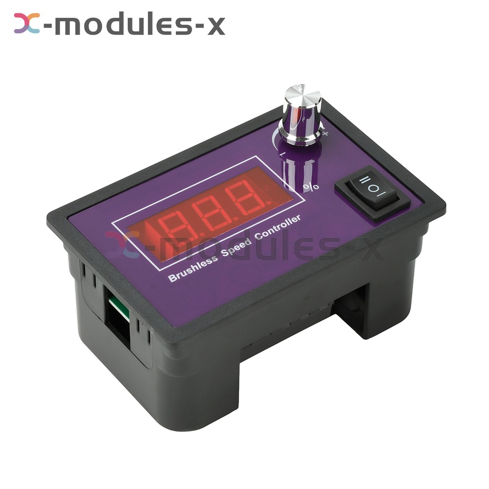 10-55V15A Brushless DC Speed Controller 3-Phase Motor Controller Forward/Reverse