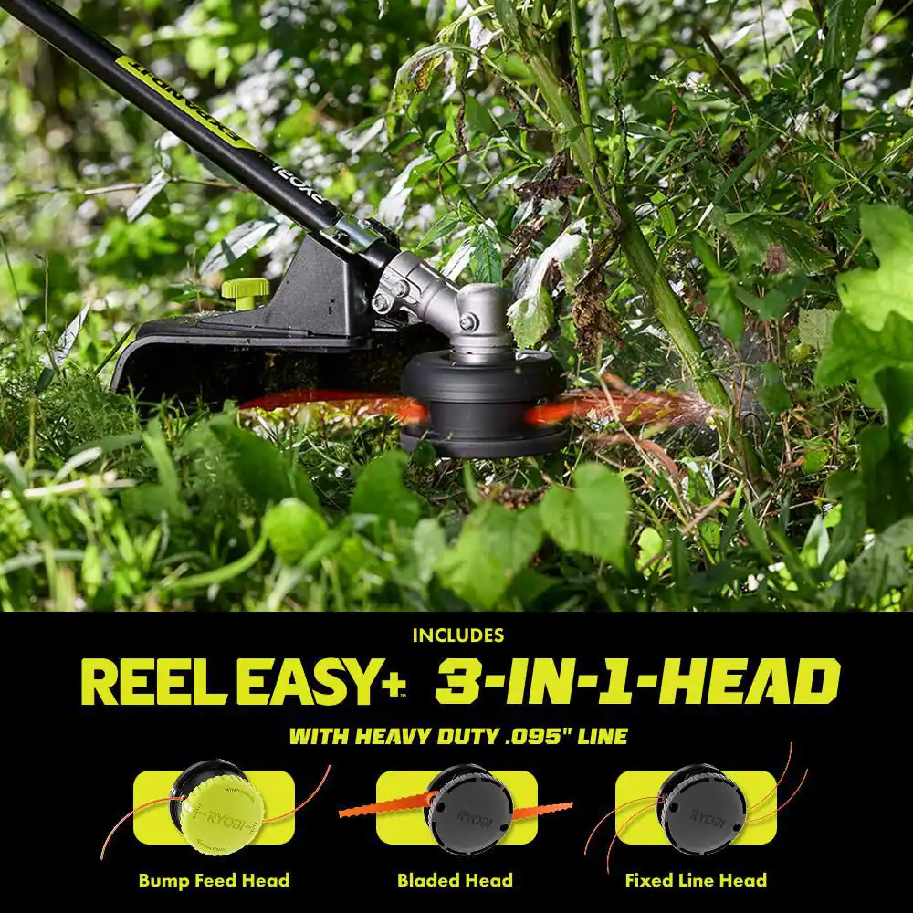 40V HP Brushless 17" Cordless Attachment Capable String Trimmer with Sweeper Att