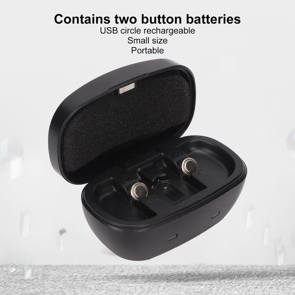 312 Button Battery Box USB Rechargeable Cycle Hearing Amplifier Batteries