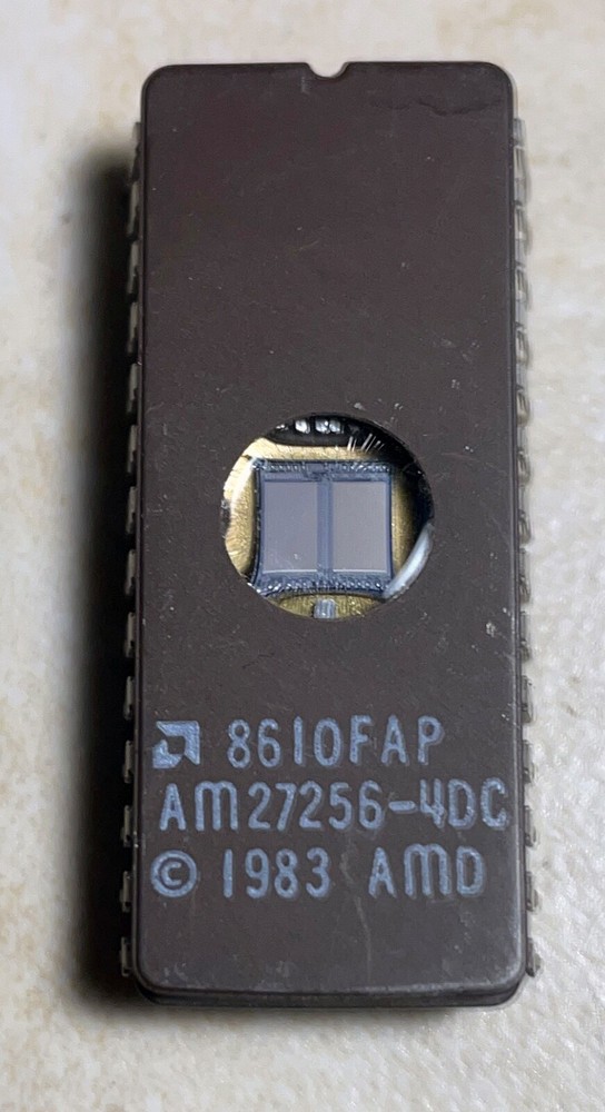 AMD 27256-4 256K EPROM - UV Eraseable
