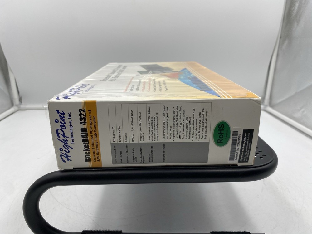 HIGHPOINT ROCKETRAID 4322 EXTERNAL 8-CH PCI-E x8 SAS RAID CONTROLLER