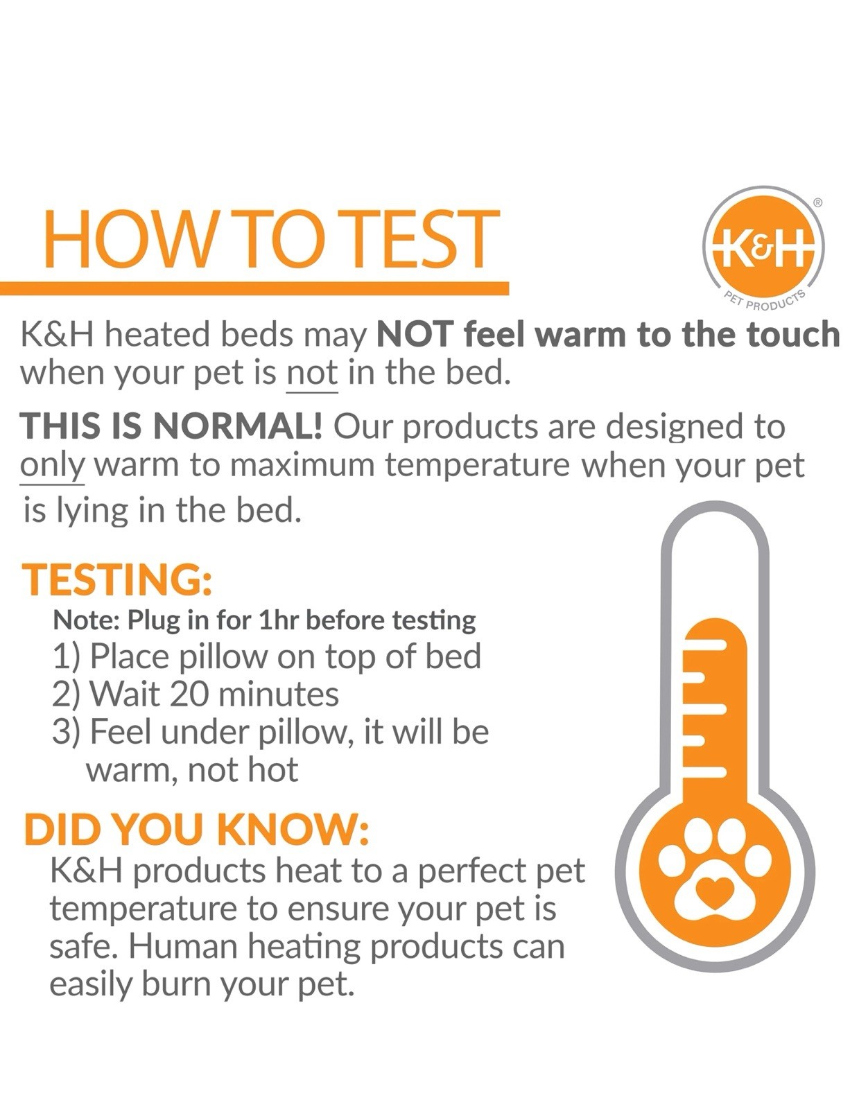 HEATED CAT BED Thermo-Kitty Splash Mocha Small Round 18" K&H PET PRODUCTS