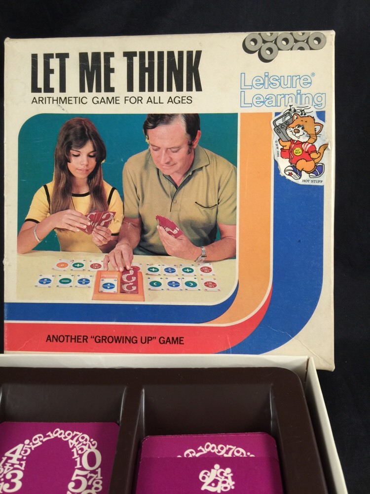 Vintage Let me think arithmetic game Leisure Learning complete