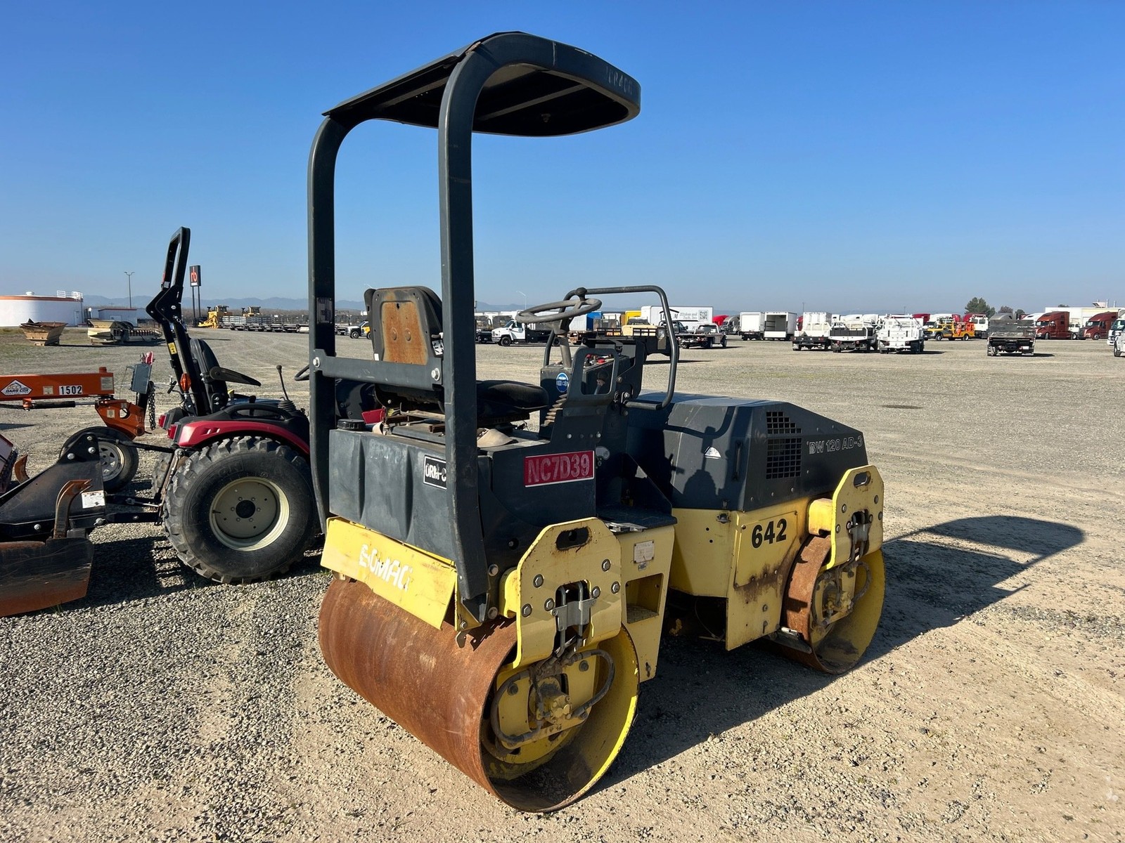 2004 Bomag BW120AD Double Drum Roller Asphalt Compactor # 4651