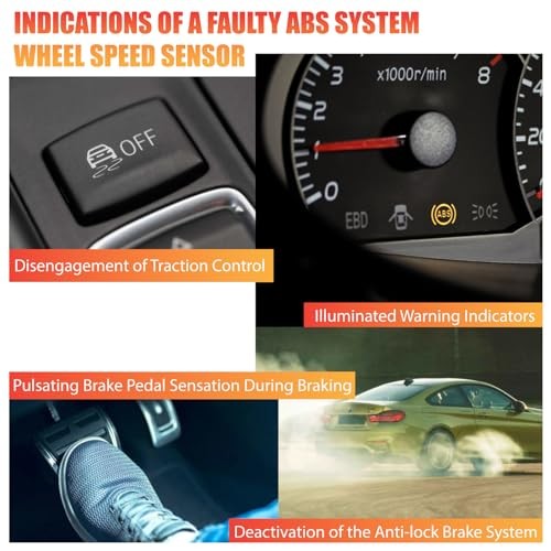 ALS2631 Front ABS Wheel Speed Sensor Compatible with Tahoe 2016-2017 Sierra