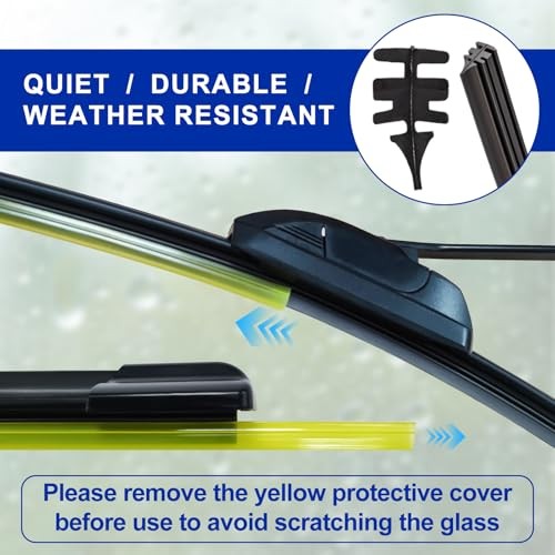 22" + 22" Windshield Wipers Compatible with Dodge Charger 2006