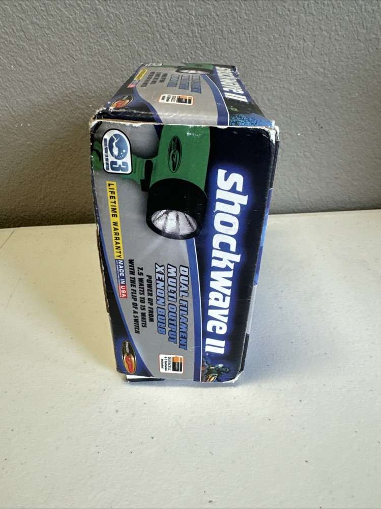 Waterproof Divers Flashlight Princeton Tec Shockwave II Blue Dive Light