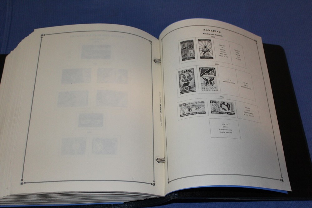 Scott International Blue Stamp Album 1965-1966 Part 6 BlueLakeStamps FIRST-RATE!