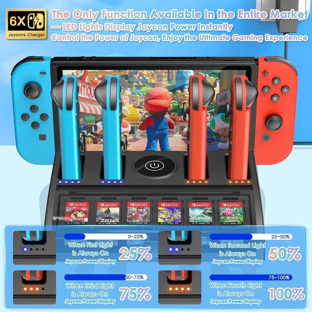 TV Switch Dock Station for Nintendo Switch/Switch OLED Support 4K/1080P HDMI .