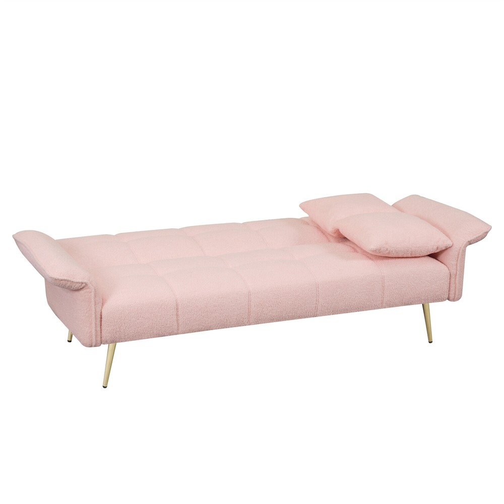 Convertible Sleeper Sofa Bed Futon Sofa Couch Folding Recliner Sofa US