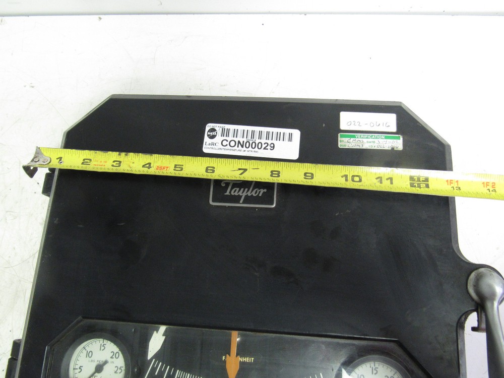 TAYLOR 49P314-25B FULSCOPE CONTROLLER 259RV 607 POINTER DATA RANGE 20-130 F*XLNT