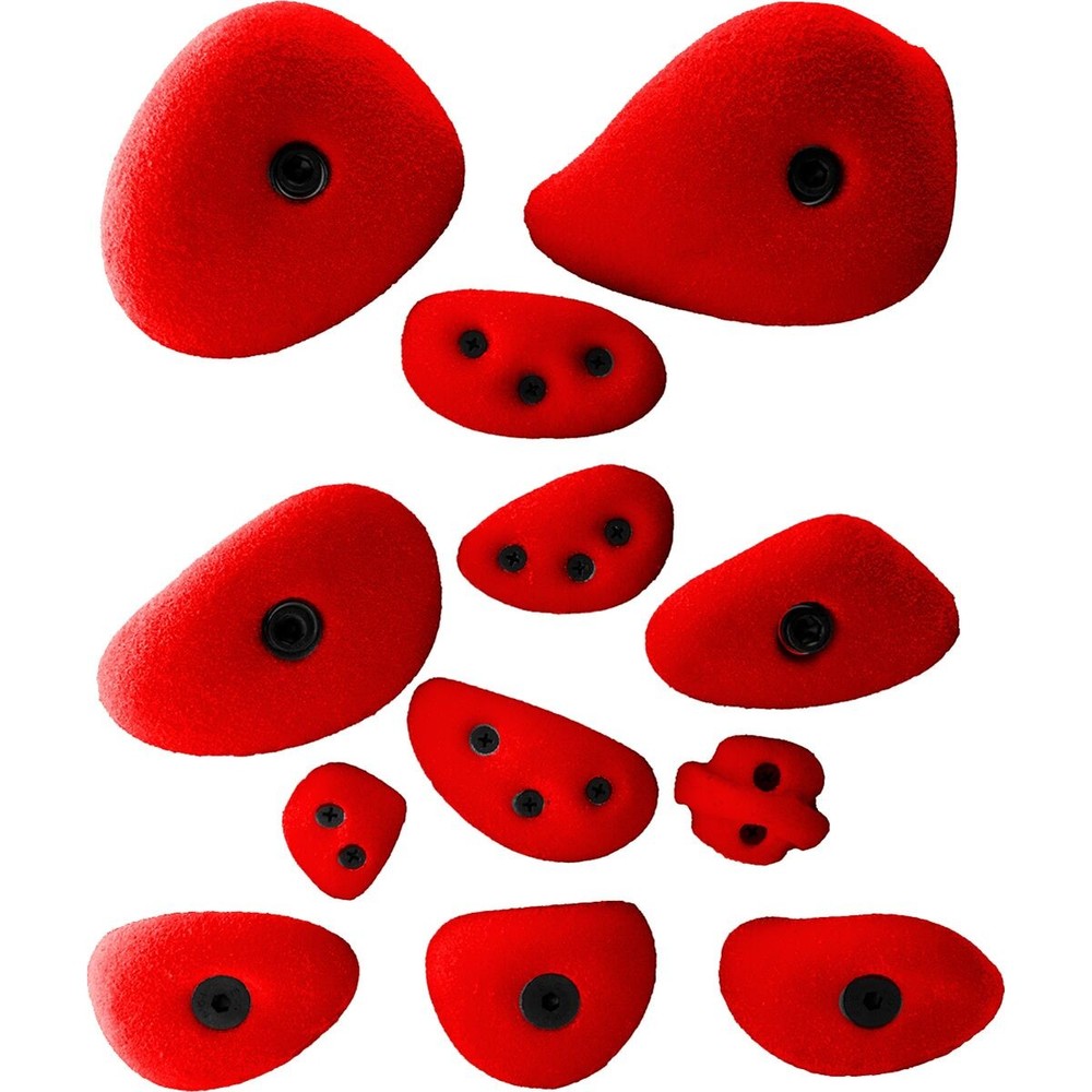 Metolius Boulder Climbing Hold Set - 12-Pack Assorted, One Size