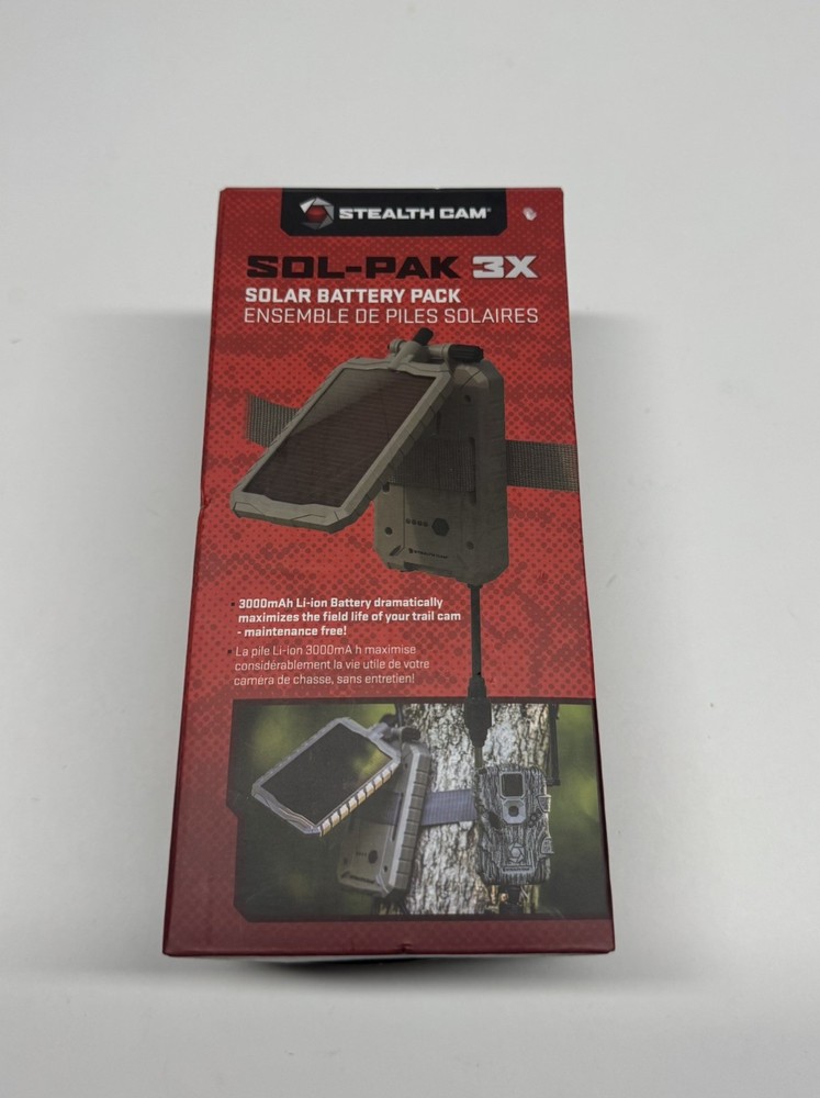 Stealth Cam STC-SOLP Solar Power Panel 3X
