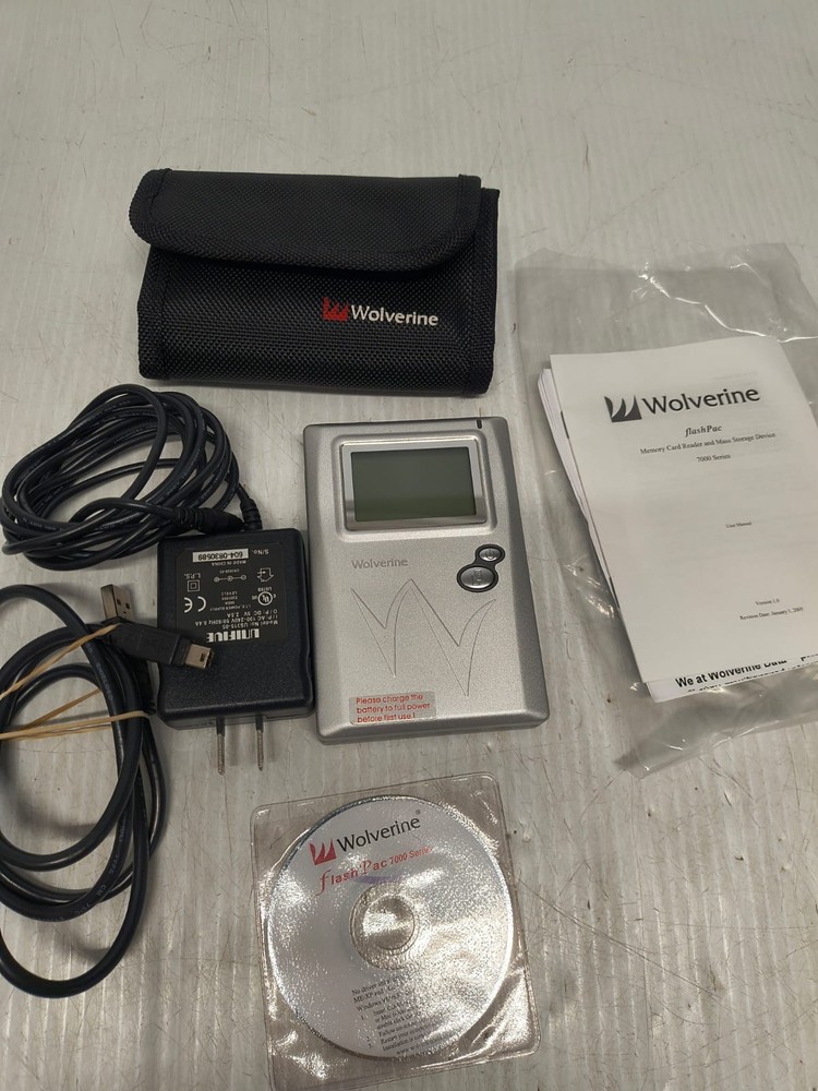Wolverine Data 80GB FlashPac 7000 Series Portable Data Storage HDD Version