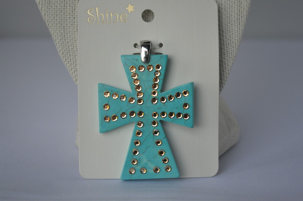 Turquoise Cross Pendants
