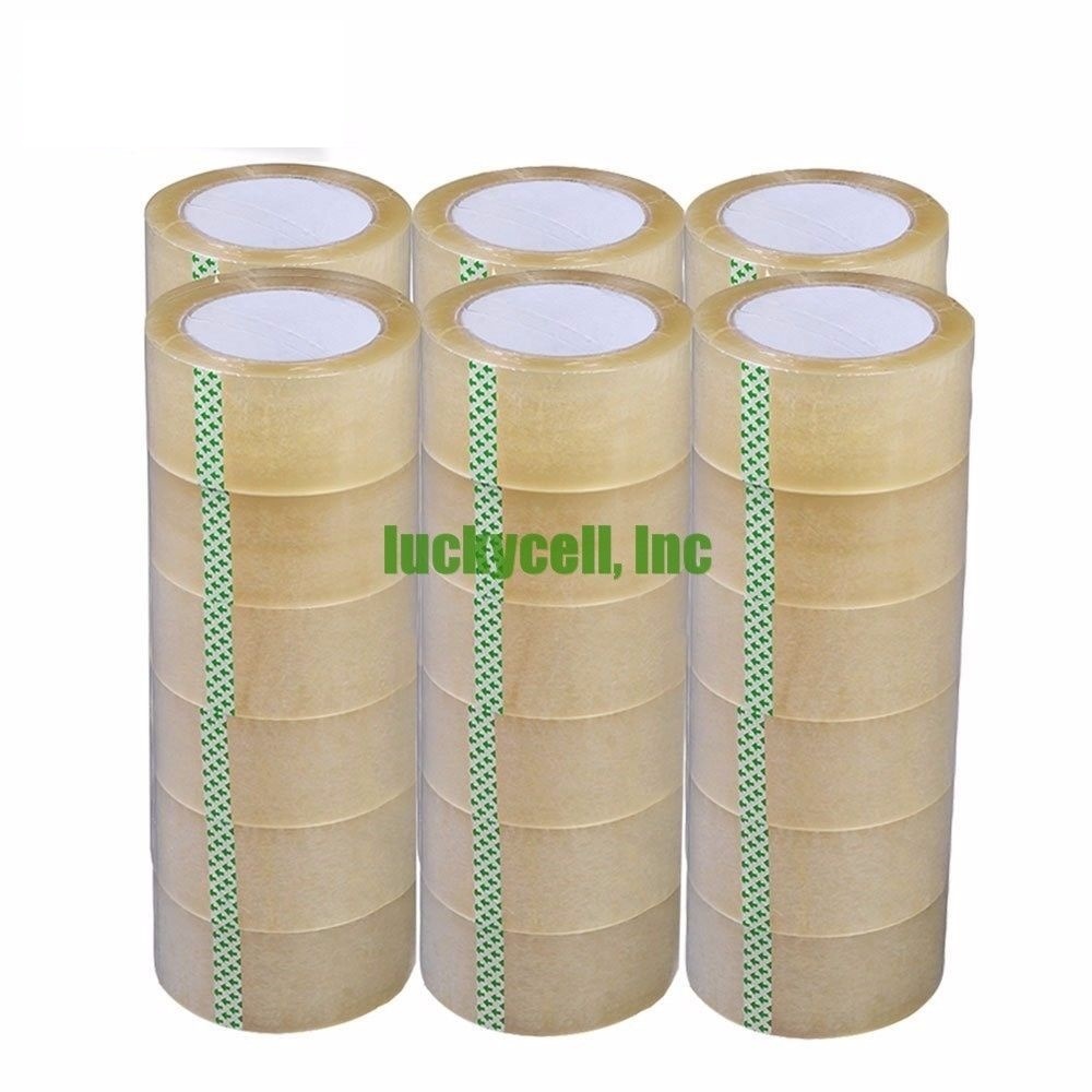 48 Rolls-3"x110 Yards(330' ft)–Box Carton Sealing Packing Shipping Clear Tape