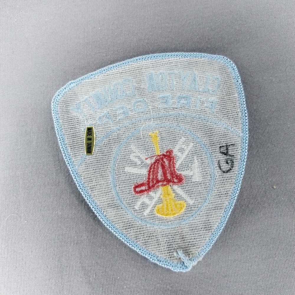 Clayton GA Georgia Fire Dept 4" Shoulder Patch