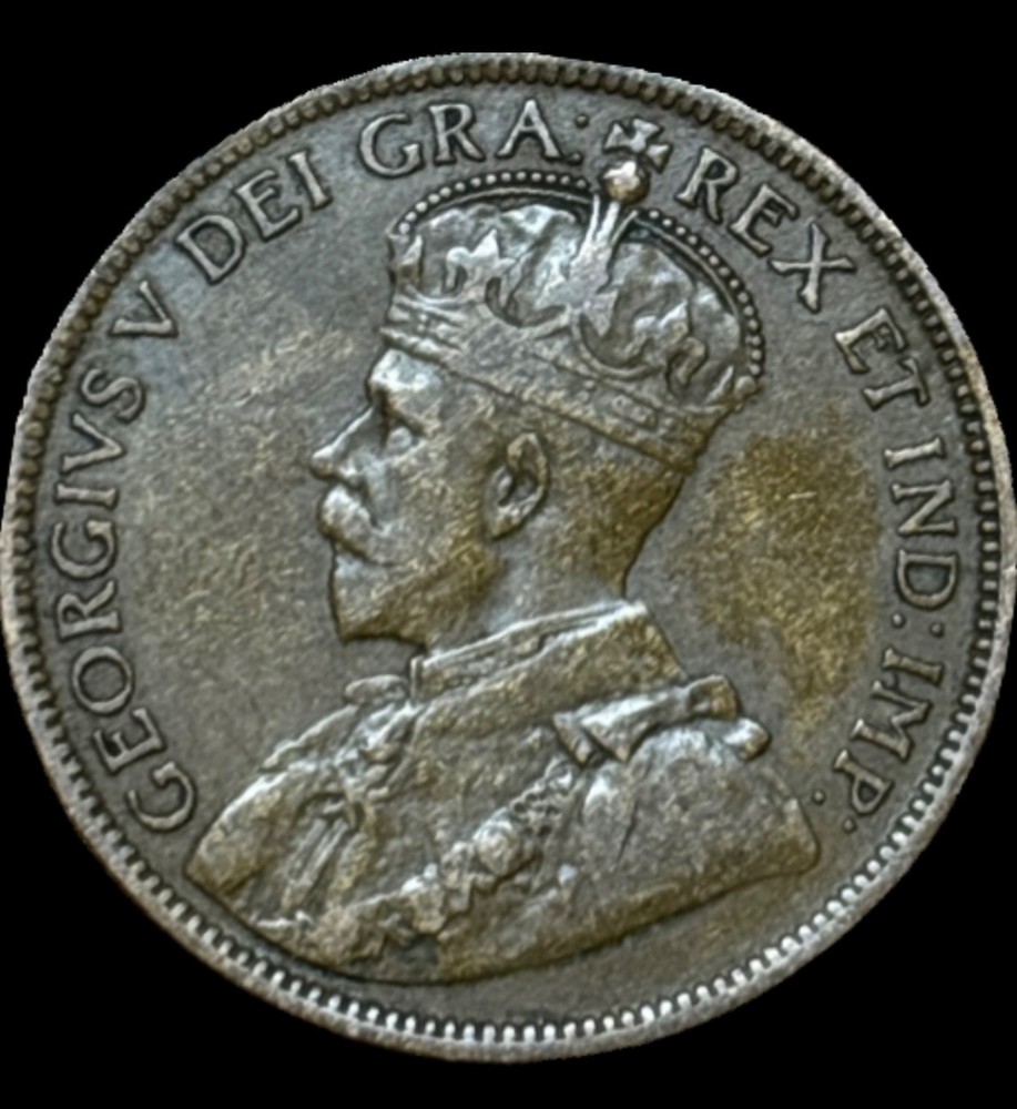 1919c Newfoundland one cent VF