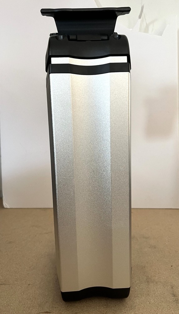 Humanscale CPU600 Adjustable Under-desk CPU Holder Black/Silver with mount Plate