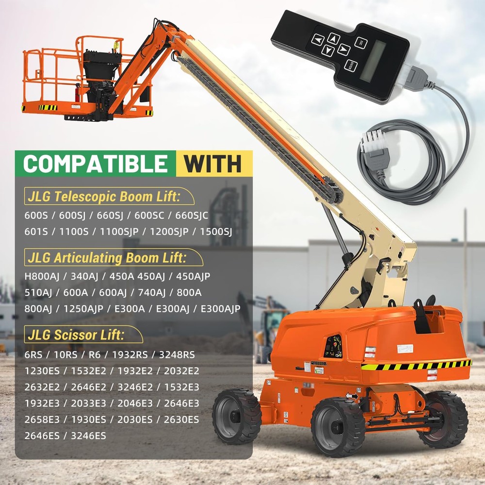 Rendrox Handheld Analyzer Diagnostic Tool Kit w/Cable Compatible with JLG Sci...