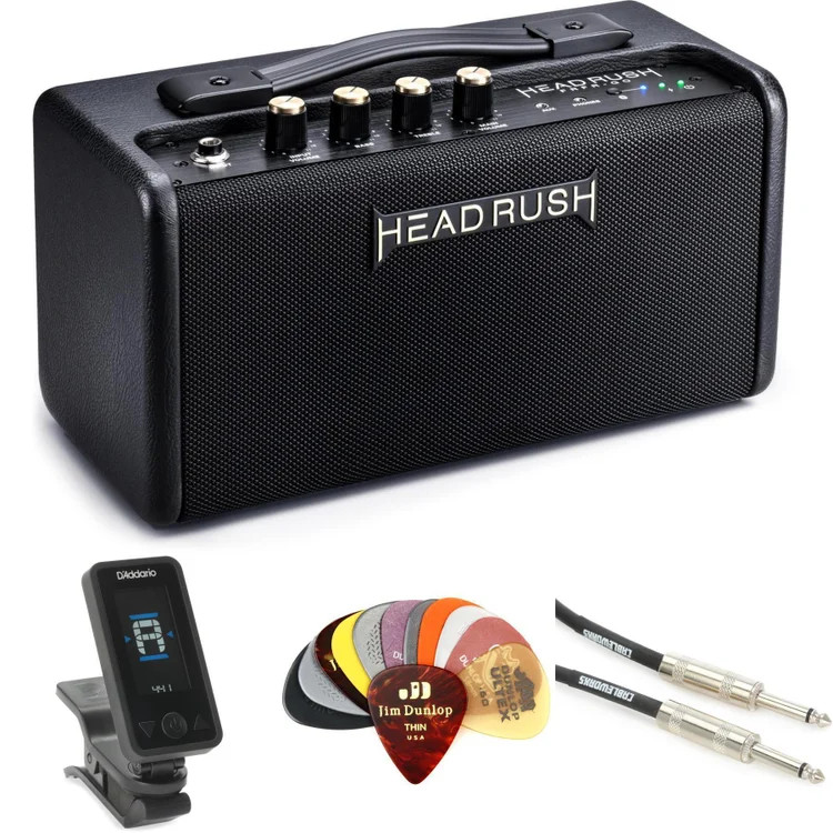 Headrush FRFR Go Portable Desktop Amplifier Essentials Bundle