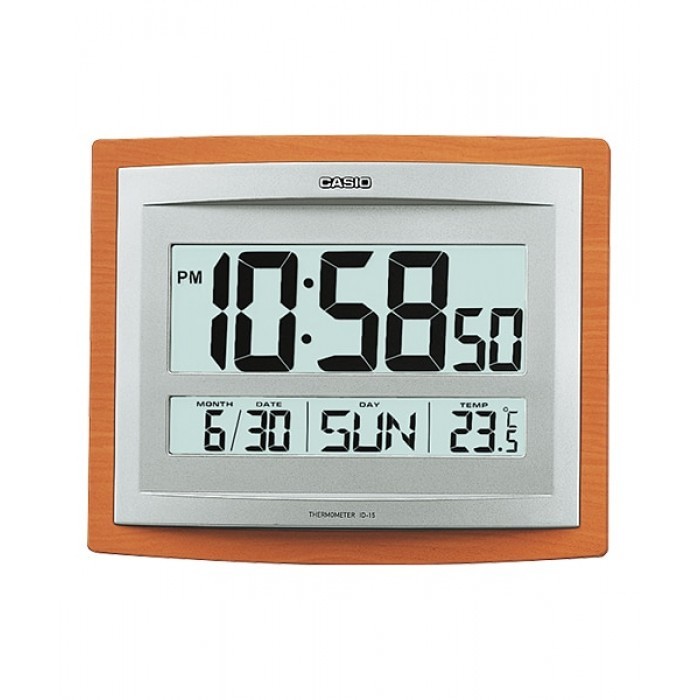 Casio Digital Wall Clock ID-15SA-5DF