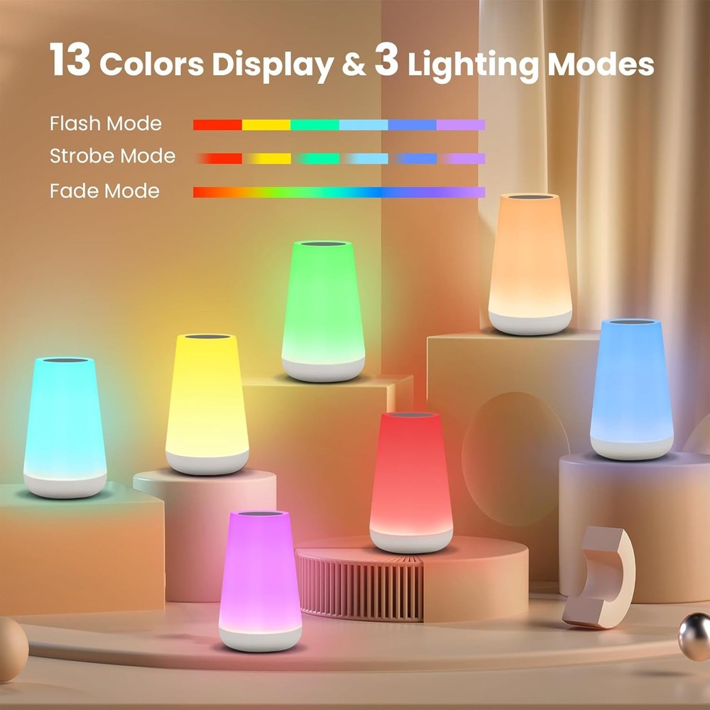 THAUSDAS Dimmable Touch Lamp Night Light