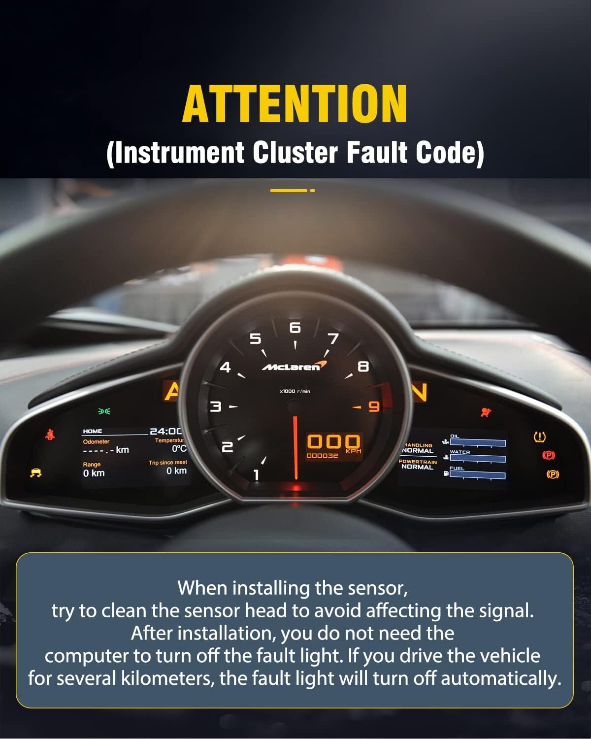 2 x Front & Rear ABS Wheel Speed Sensors for Chevy Avalanche 1500 2500 GMC Yukon