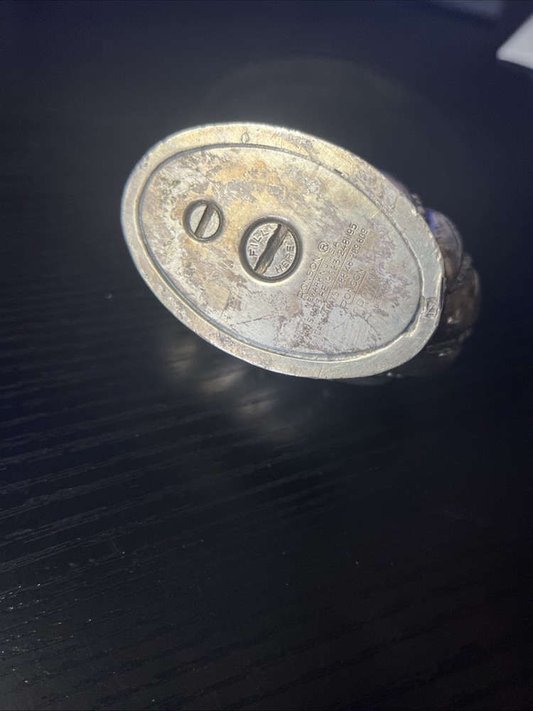 Vintage Silver Ronson "Crown" Lighter Doesn’t Work