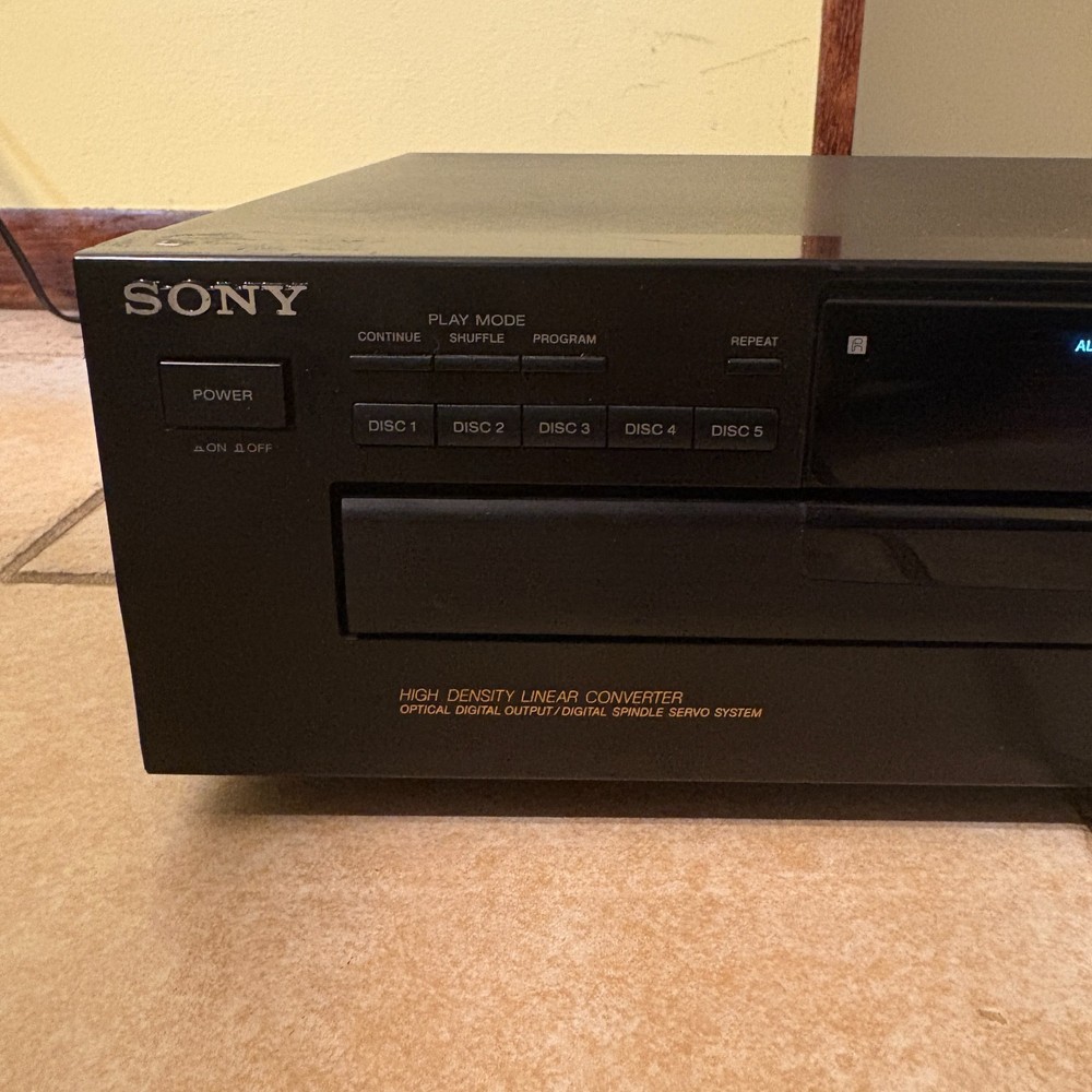 SONY CDP-C445 CD Player 5-Disc Changer