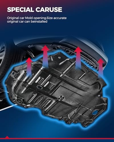 Engine Splash Shield Front Lower Under Cover Compatible with 2009 VW1228144