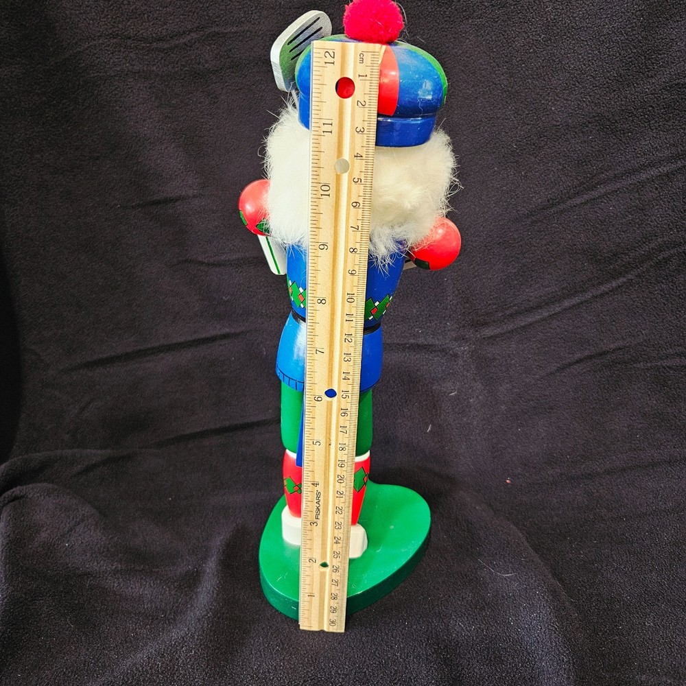 Nutcracker Village Wooden Nutcracker Golfer 1997