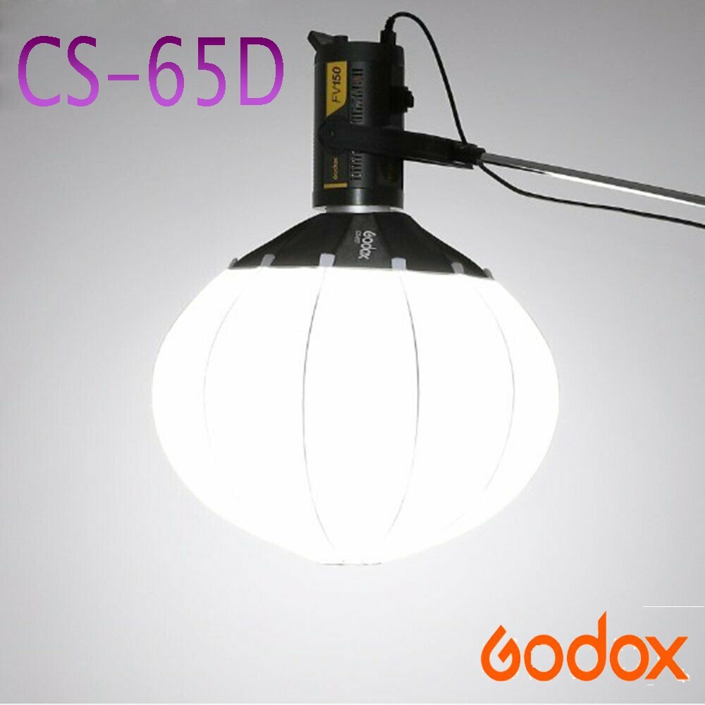 Godox CS-65D 65cm Bowens Collapsible Lantern Globe Shape Softbox + Light Stand