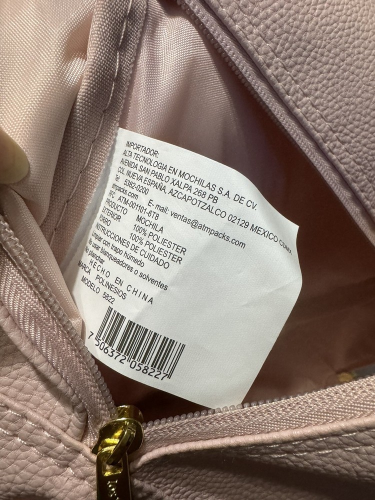 Los Polinesios Lesslie Backpack 2018 NWOT