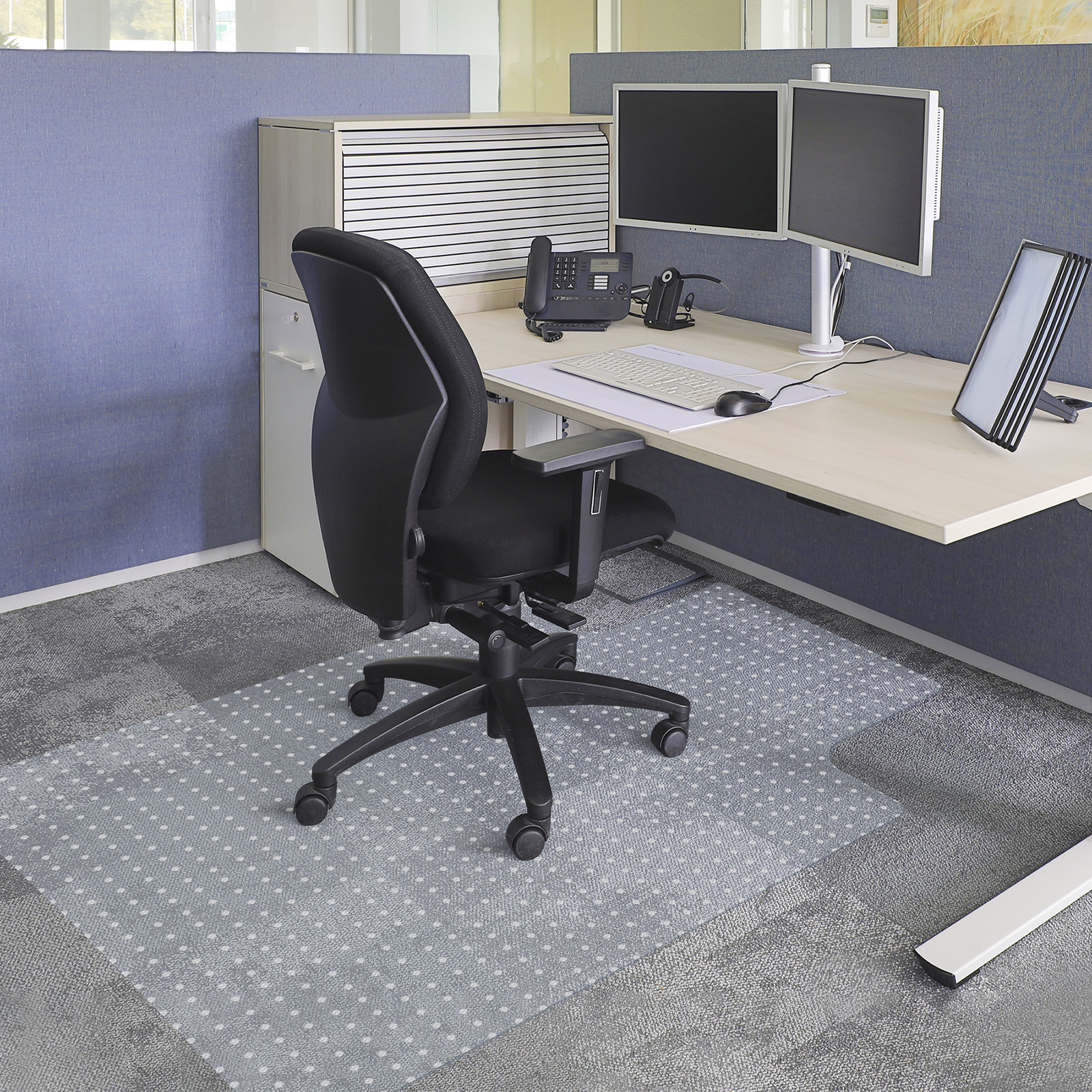 Chair Mat Computer Desk Office Chair Mat for Hard/Carpet Floor 36 x 48"/46 x 60"
