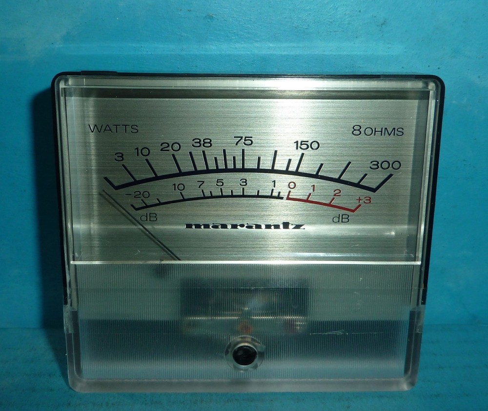 Marantz 300DC Stereo Amplifier Panel Meter OEM NOS