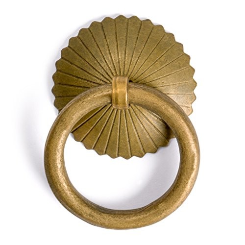 “Ring” Brass Pulls - Set of 2, 2.4" Medium