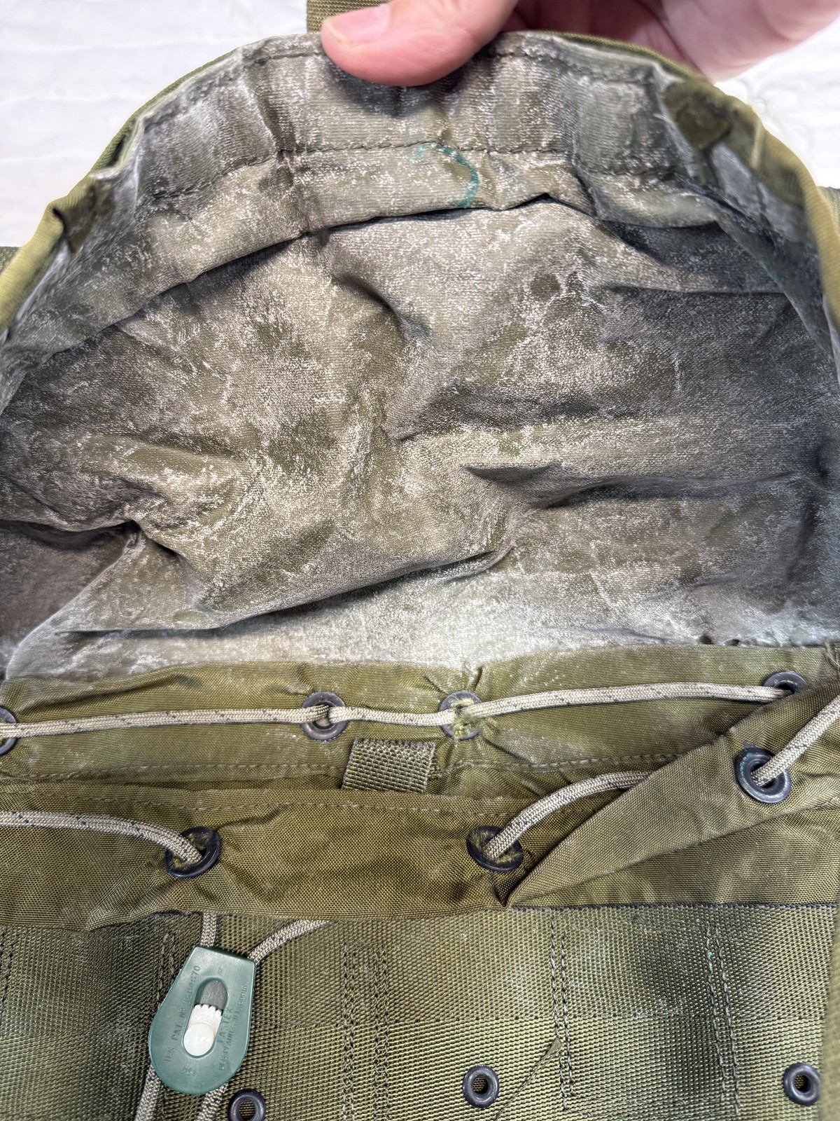 Vintage US Military ALICE Field Pack Medium Nylon Combat Backpack Army OD Green
