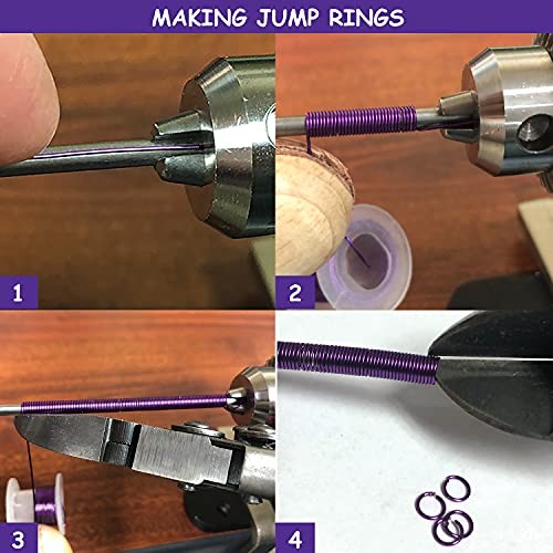 EZ Coiler Pro – Wire Elements – Includes Mountable Base, Chuck Key, 9 Mandrels