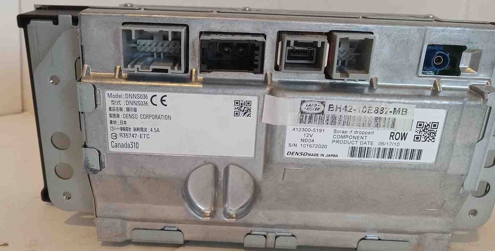 2011 RANGE ROVER CENTER DASH TOUCH SCREEN USED OEM