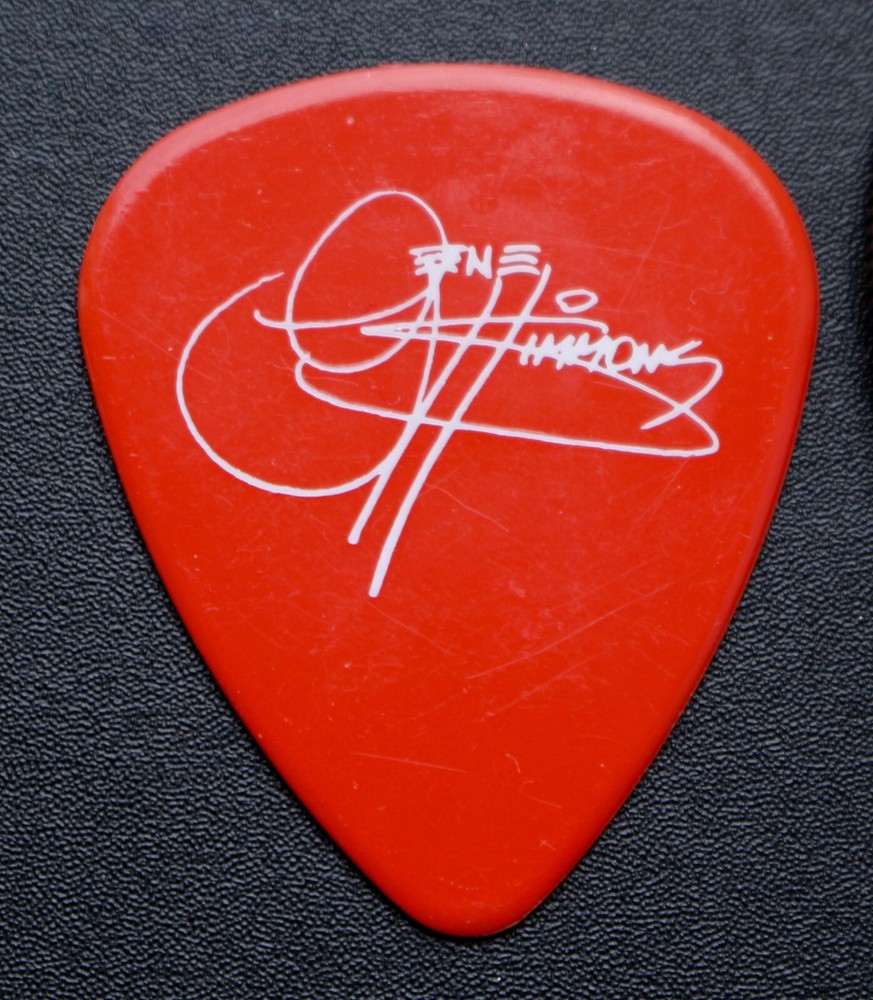 KISS - GENE SIMMONS - PSYCHO CIRCUS TOUR Red Guitar Pick